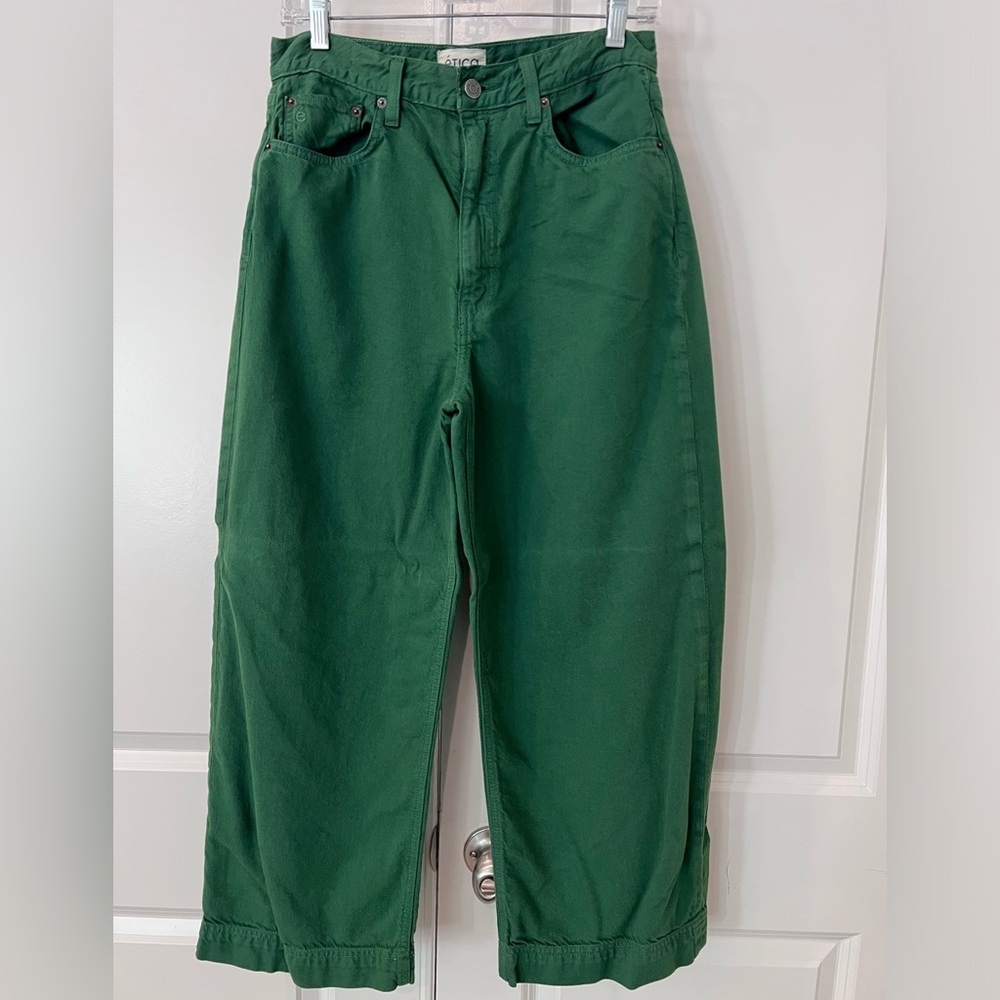 Etica Green Straight Leg Jeans